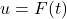 u = F(t)