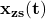 \mathbf{x_{zs}(t)}