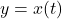 y = x(t)