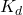  K_d 