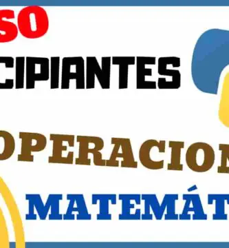 Operadores Aritméticos en Python