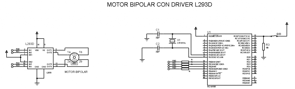 Motor Paso a Paso Bipolar con PIC