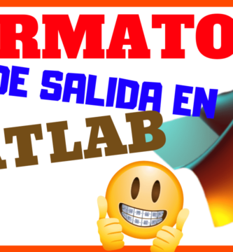 formatos de salida en matlab