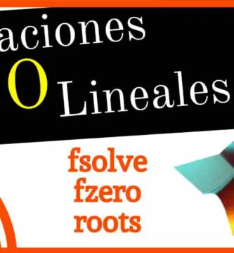 Sistema de Ecuaciones No Lineales