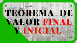 Teorema de Valor Final Teorema de Valor Inicial