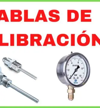 Tablas de Calibración