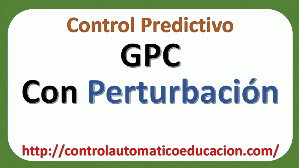 GPC con perturbaciones