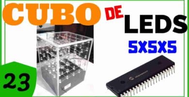 CUBO DE LEDS 5X5X5 con PIC
