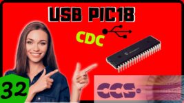 Comunicación USB CDC con PIC18