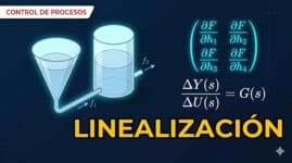Linealización tanques interactuantes